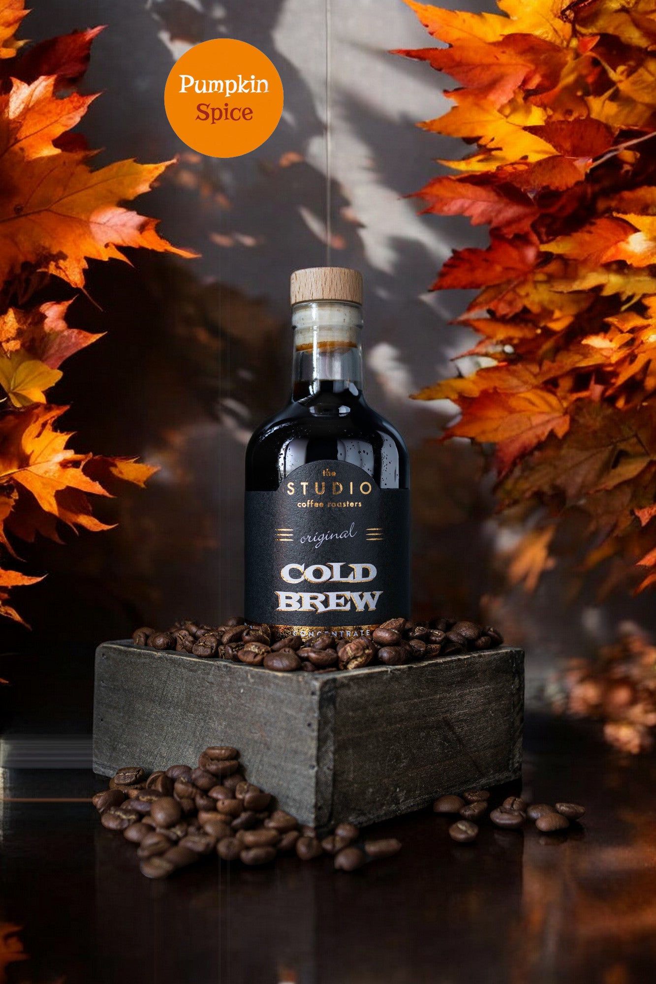 A Taste of Autumn in Every Sip: Our New Pumpkin Spice Cold Brew Coffee Concentrate