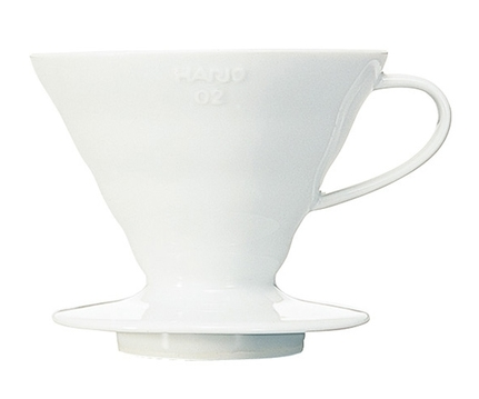 Hario V60-02 Ceramic Coffee Dripper White