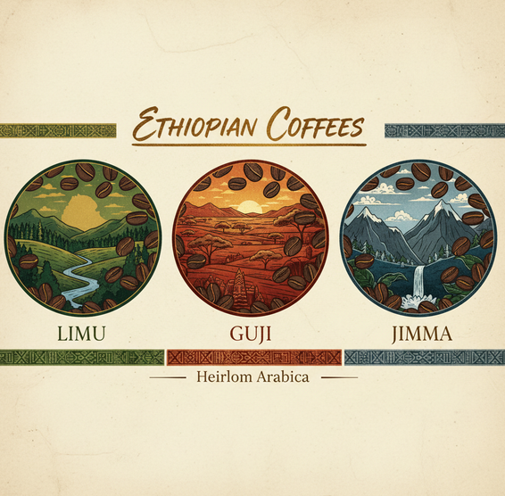 THE ETHIOPIA COLLECTION - 3 X 250G